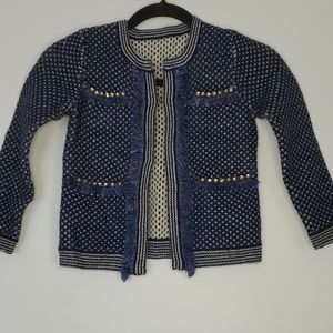J.CREW: Girls Embellished Wool Sweater Jacket